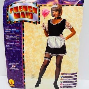 Women’s French Maid Adult Costume New in Package Size Standard